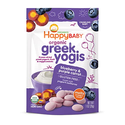Happy Baby Organic Greek Yogis Freeze-Dried Greek Yogurt And Fru