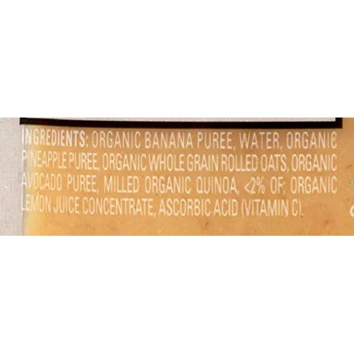 Happy Baby Organic Banana Pineapple Avocado Granola Baby Food, 4 Oz