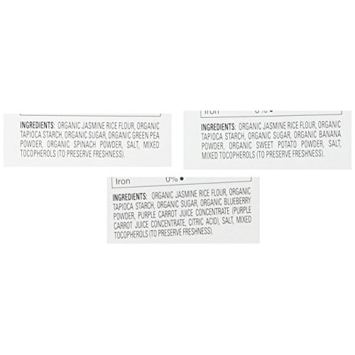 Happy Baby Organic Teethers Gentle Teething Wafers 3 Flavor Samp