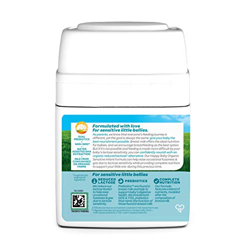 Happy Baby Organics Infant Formula, Milk Based Powder Sensitive