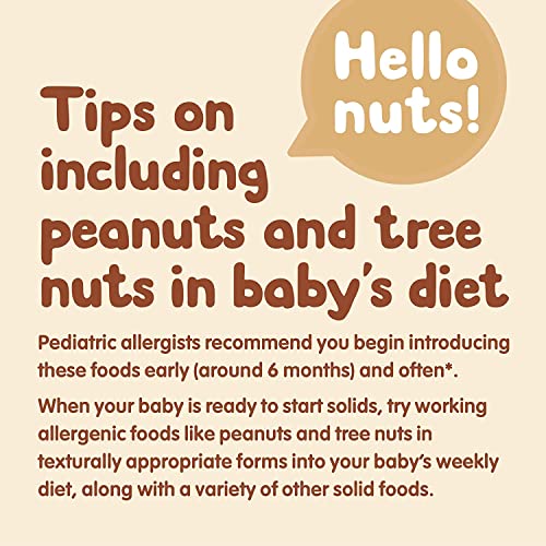 Happy Baby Organics Nutty Blends, Banana & Almond Butter, 3 Ounc...