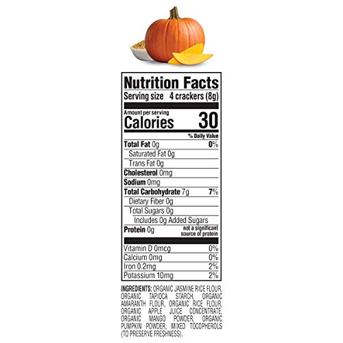 Happy Baby Organics Organic Teether Crackers Gluten Free Mango &...