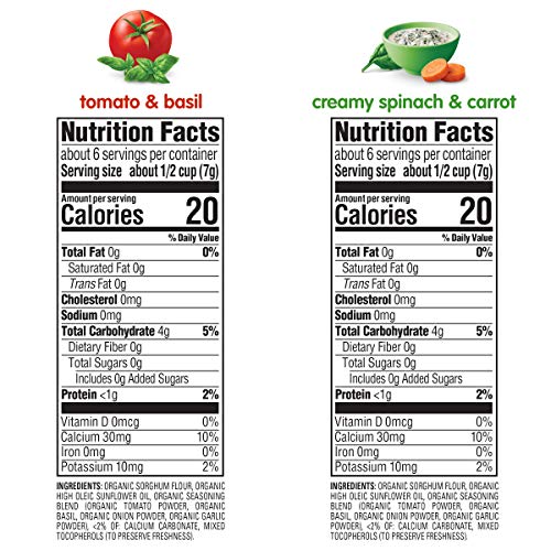 Happy Baby Organics Snackers Baked Grain Snack Veggie 1.5 Ounce,