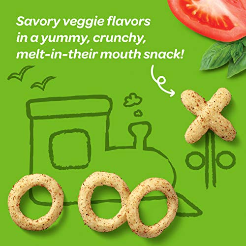 Happy Baby Organics Snackers Baked Grain Snack Veggie 1.5 Ounce,