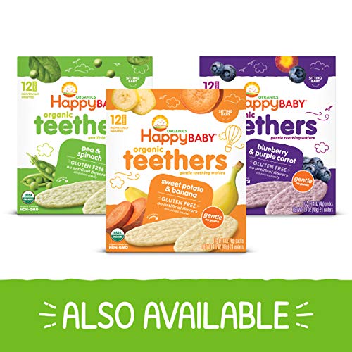 Happy Baby Organics Snackers Baked Grain Snack Veggie 1.5 Ounce,