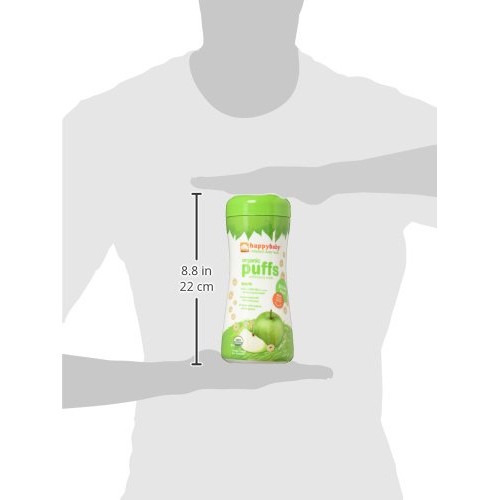 Happy Baby Puff Apple &Amp; Broccoli Org