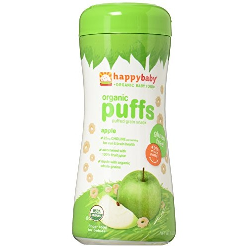 Happy Baby Puff Apple &Amp; Broccoli Org
