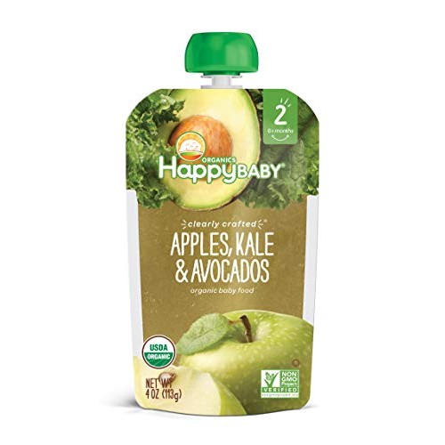 Happy Baby S2, Apple Kale Avocado, 4 Oz