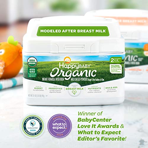 Happy Family Organic Infant Formula Milk Based Powder With Iron,