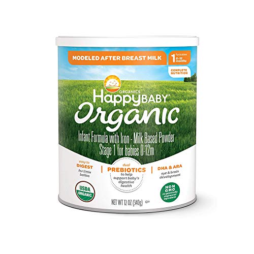 Happy Family Organic Infant Formula Milk Based Powder With Iron,