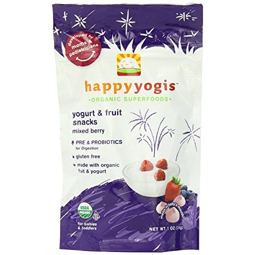 Happy Yogis Organic Yogurt Snacks For Babies And Toddlers, Mixed