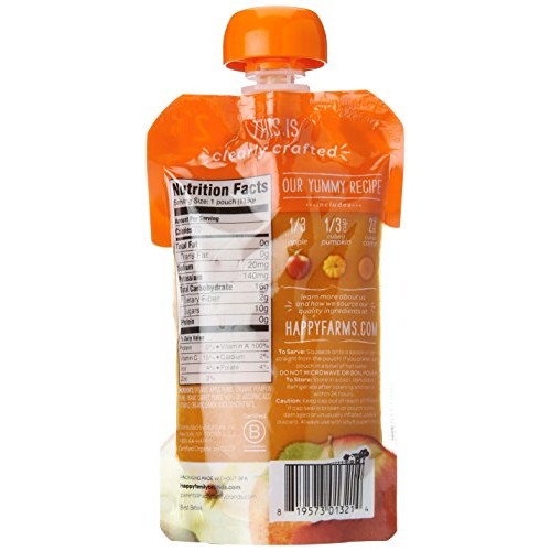 Happybaby Cc Organics Apples, Pumpkin &Amp; Carrots
