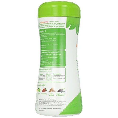 Happy Baby Organic Superfood Puffs Apple &Amp; Broccoli, 2.1 Ounce C