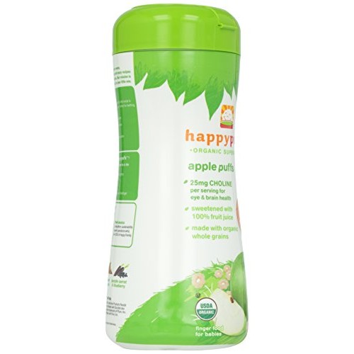 Happy Baby Organic Superfood Puffs Apple &Amp; Broccoli, 2.1 Ounce C