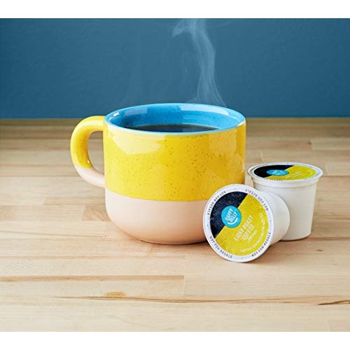 Amazon Brand - 100 Ct. Happy Belly Light Roast Coffee Pods, Haze