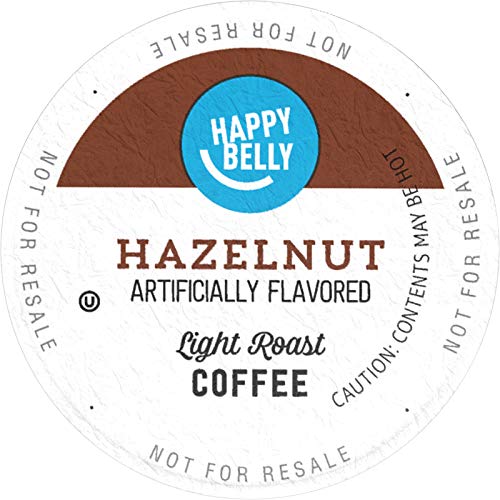 Amazon Brand - 100 Ct. Happy Belly Light Roast Coffee Pods, Haze