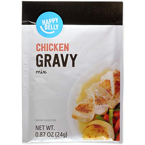 Amazon Brand - Happy Belly Chicken Flavored Gravy Mix, 0.87 Oz
