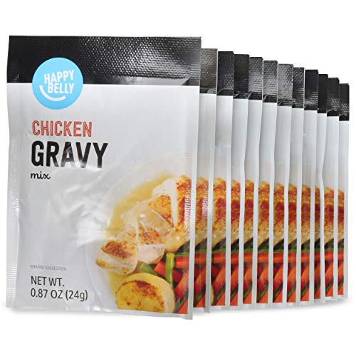 Amazon Brand - Happy Belly Chicken Flavored Gravy Mix, 0.87 Oz