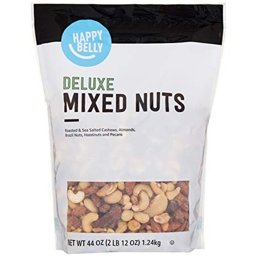 Amazon Brand - Happy Belly Deluxe Mixed Nuts, 44 Ounce