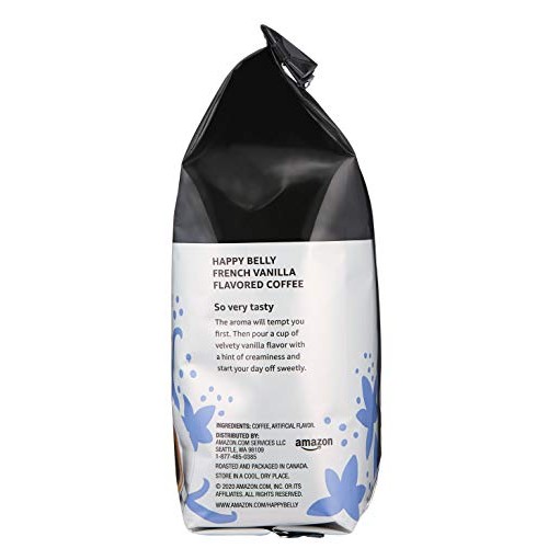 Amazon Brand - Happy Belly French Vanilla Flavored Ground Coffee