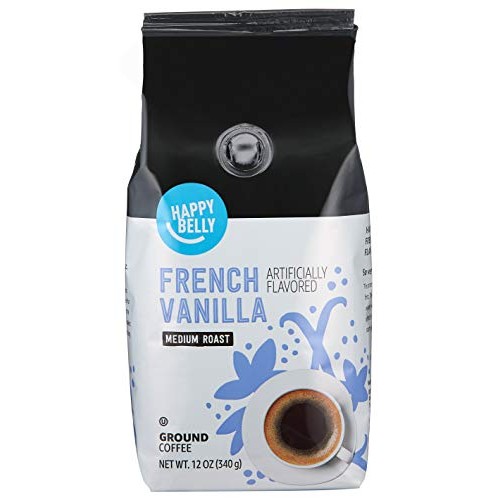 Amazon Brand - Happy Belly French Vanilla Flavored Ground Coffee