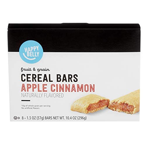 Amazon Brand - Happy Belly Fruit &Amp; Grain Cereal Bars, Apple Cinn