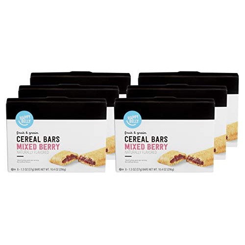 Amazon Brand - Happy Belly Fruit &Amp; Grain Cereal Bars, Mixed Berr