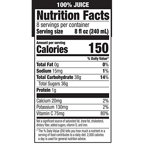 Amazon Brand - Happy Belly Grape Juice, 64 Fl Oz Bottle