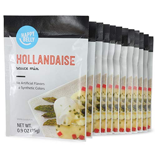 Amazon Brand - Happy Belly Hollandaise Sauce Mix, 0.9 Oz Pack O