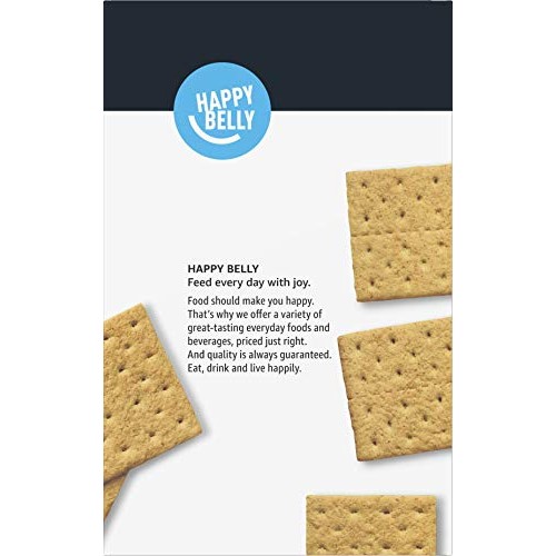 Amazon Brand - Happy Belly Honey Graham Crackers, 28.8 Ounce