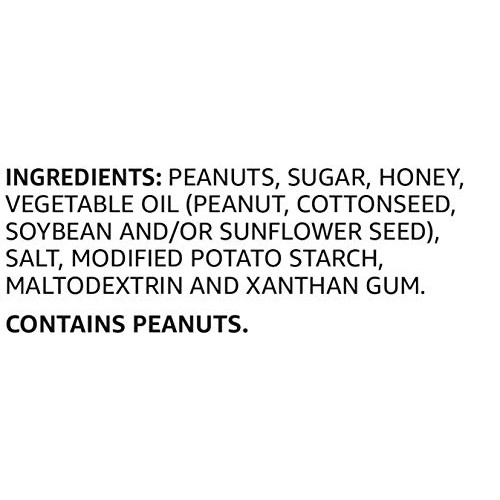 Amazon Brand - Happy Belly Honey Roasted Peanuts, 42 Ounce