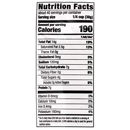 Amazon Brand - Happy Belly Honey Roasted Peanuts, 42 Ounce