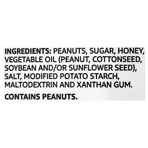 Amazon Brand - Happy Belly Honey Roasted Peanuts, 42 Ounce