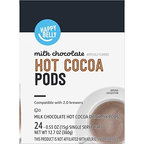 Amazon Brand - Happy Belly Hot Cocoa Pods Compatible With 2.0 K-