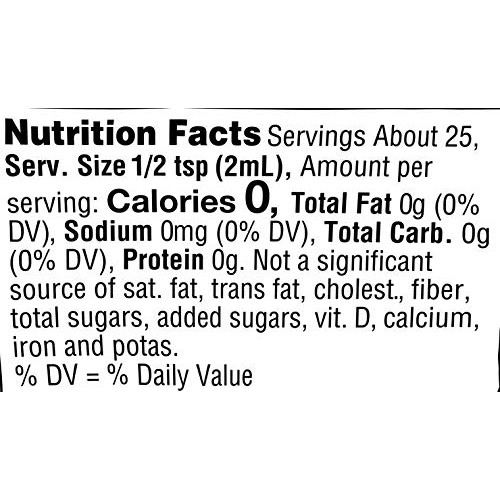 Amazon Brand - Happy Belly Liquid Zero Calorie Stevia Sweetener,