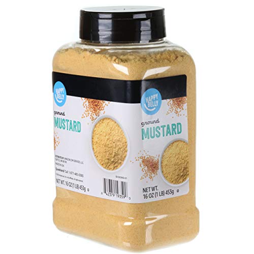 Amazon Brand - Happy Belly Mustard Ground, 16 Ounce