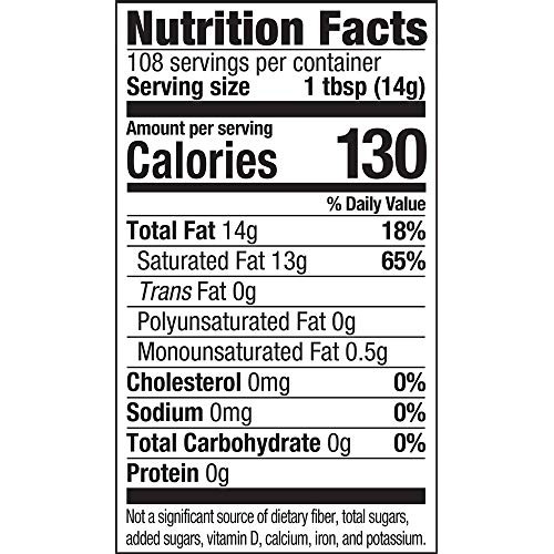 Amazon Brand - Happy Belly Organic Virgin Coconut Oil, 54 Oz Pr