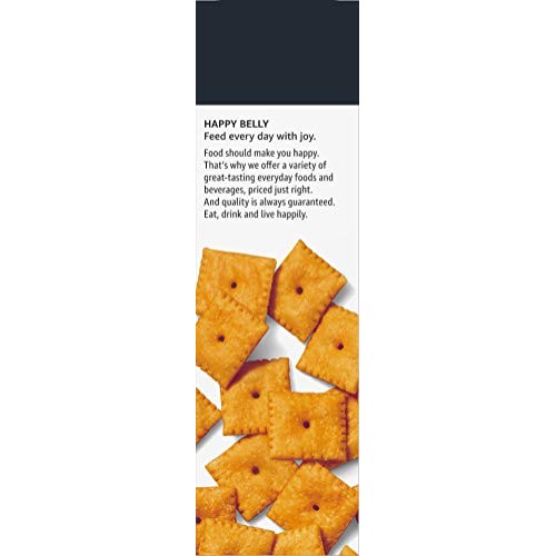 Amazon Brand - Happy Belly Original Cheese Crackers, 12.4 Ounce