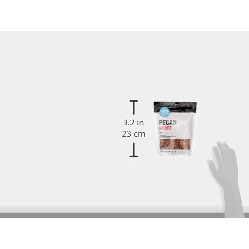 Amazon Brand - Happy Belly Pecan Halves, 16 Ounce