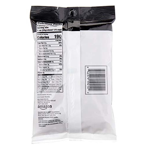 Amazon Brand - Happy Belly Pecan Halves, 8 Ounce