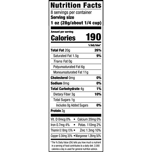 Amazon Brand - Happy Belly Pecan Halves, 8 Ounce