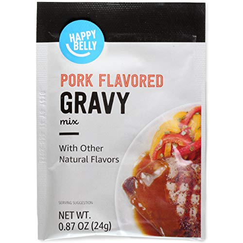 Amazon Brand - Happy Belly Pork Gravy Mix, 0.87 Oz Pack Of 12