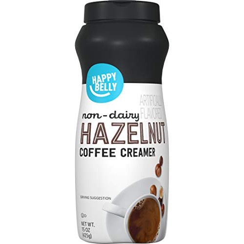 Amazon Brand - Happy Belly Powdered Non-Dairy Hazelnut Coffee Cr