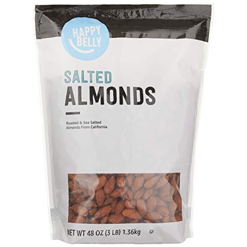 Amazon Brand - Happy Belly Roasted &Amp; Salted California Almonds,