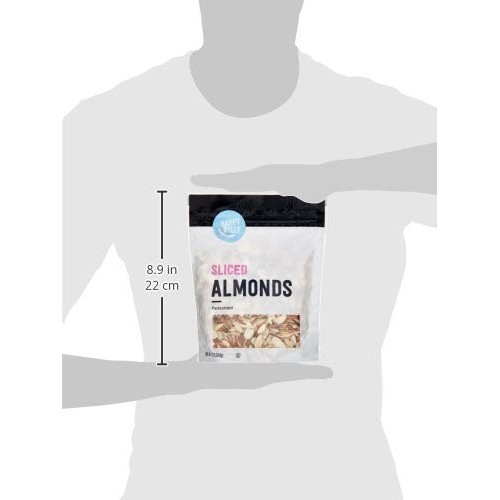Amazon Brand - Happy Belly Sliced Almonds, 12 Ounce