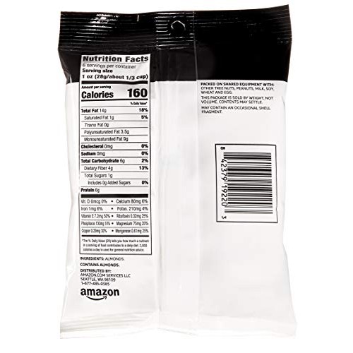 Amazon Brand - Happy Belly Sliced Almonds, 6 Ounce