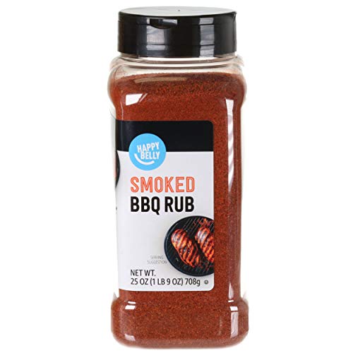 Amazon Brand - Happy Belly Smoked Bbq Rub, 25 Ounce