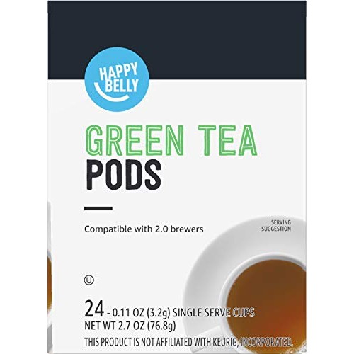Amazon Brand - Happy Belly Tea Pods Compatible with 2.0 K-Cup Br...