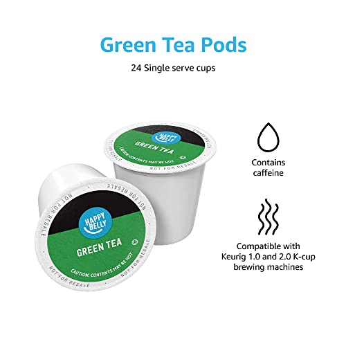 Amazon Brand - Happy Belly Tea Pods Compatible with 2.0 K-Cup Br...