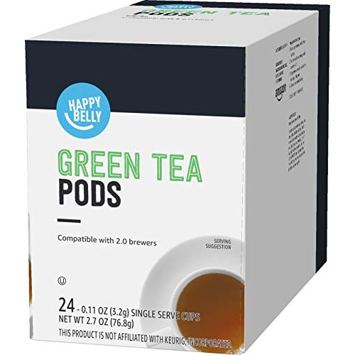 Amazon Brand - Happy Belly Tea Pods Compatible with 2.0 K-Cup Br...